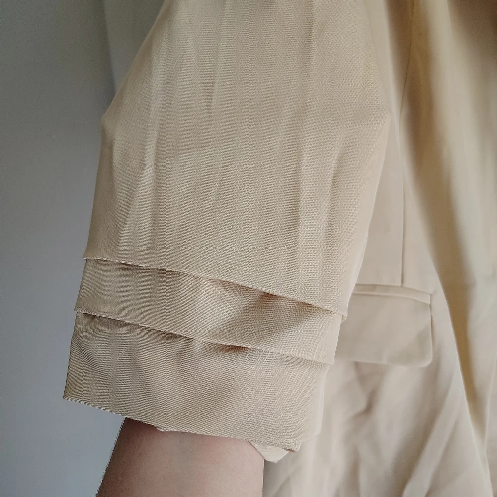 Cupshe Cream Blazer Jacket - Picture 4 of 12